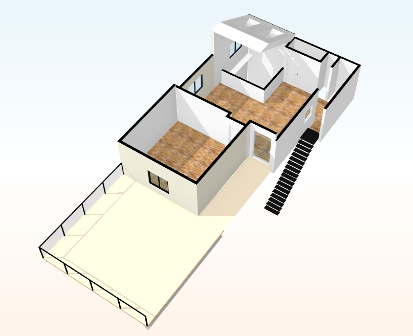 Le Duplex · vue 3D
